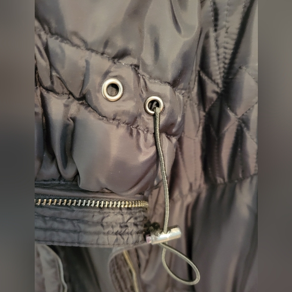 Sam Edelman Black Puffer Coat. Size SM Jacket Winter Three Quter Cabincore - Picture 11 of 11